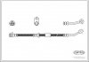 Фото автозапчасти тормозная трубка/шланг гибкий передний R (длина 395мм, M10x1) HONDA CIVIC VI 1.4/1.6 11.95-02.01 CORTECO 19032896 (фото 1)