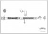 Фото автозапчасти тормозная трубка/шланг гибкий передний L (длина 490 мм, диаметр 10,19 мм, M10x1/M10x1) HYUNDAI ACCENT II 1.3-1.6 01.00-11.05 CORTECO 19032995 (фото 1)