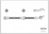 Фото автозапчасти тормозная трубка/шланг гибкий передний L (длина 630 мм, диаметр 10 мм, M10x1) NISSAN MICRA C+C III, MICRA III, NOTE 1.0-1.6 01.03- CORTECO 19033545 (фото 1)