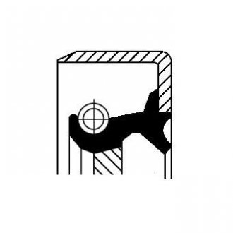 Ущільнювач коробки передач/протікання (38x49,2x9) OPEL CAMPO, FRONTERA A SPORT 2.0-3.1D 08.91-12.01 CORTECO 19033961B (фото 1)