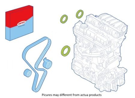 Комплект сальників розподільного валу VOLVO 340-360, 440, 460, 480, S40 I, V40; MITSUBISHI CARISMA; OPEL ARENA; RENAULT 11, 19 I, 19 I CHAMADE, 19 II, 19 II CHAMADE, 21, 9, CLIO I, ESPACE III 1.6-2.0 10.82-08.03 CORTECO 289003