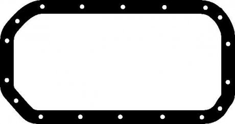 Прокладка масляного піддону MAZDA 323 S V; OPEL ASTRA F, COMBO, CORSA A, CORSA A TR, CORSA B, KADETT E, VECTRA A, VECTRA B 1.5D/1.6D/1.7D 06.87-10.01 CORTECO 423929P (фото 1)