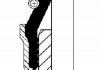 Прокладка/сальник клапана (8x11,9x15,4x10,5) MERCEDES SPRINTER 3-T (B903) 2.3D 03.97-04.00 49354445