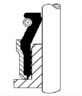 Прокладка/сальник клапана (8x11,9x15,4x10,5) MERCEDES SPRINTER 3-T (B903) 2.3D 03.97-04.00 CORTECO 49354445 (фото 1)