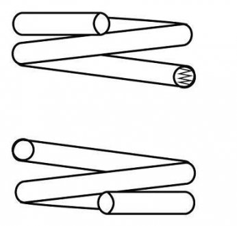 Фото автозапчастини пружина підвіски передня CS Germany 14319541