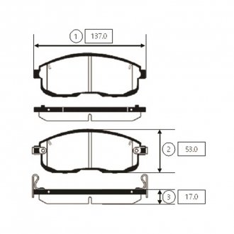 Фото автозапчасти колодки тормозные CTR CKSS-12