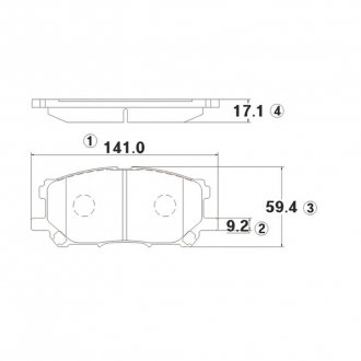 Фото автозапчасти колодка торм. LEXUS RX 400, 450 06- передн. CTR CKT-45