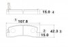 Фото автозапчастини колодки гальм Toyota Carina/Camry/Celica all 85-99 OLD CKT-4 CTR GK1018 (фото 1)