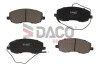 Фото автозапчасти колодки гальмівні (передні) Citroen C8/Peugeot 807 2.0/2.2 HDi 06- DACO 320612 (фото 1)