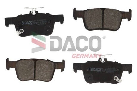 Фото автозапчасти колодки гальмівні (задні) Honda Civic 1.0-2.0 16V 15- DACO 321205