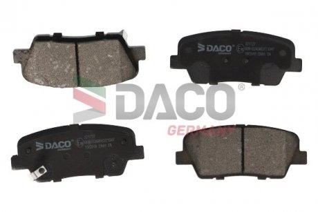 Фото автозапчасти колодки тормозные (задние) Hyundai Santa Fe II/III/IV 06-/Genesis/Kia Sorento II/III 09-/Stinger 17- DACO 321727