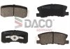 Фото автозапчасти колодки тормозные (задние) Citroen C4/Peugeot 4008 12-/Dodge/Jeep/Mitsubishi Outlander 06-/Pajero 91 DACO 322536 (фото 1)