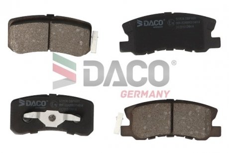 Фото автозапчасти колодки тормозные (задние) Citroen C4/Peugeot 4008 12-/Dodge/Jeep/Mitsubishi Outlander 06-/Pajero 91 DACO 322536