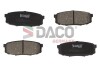 Фото автозапчасти колодки гальмівні (задні) Toyota Land Cruiser Prado 09-/200/Sequoia/Tundra/Lexus LX 07- DACO 323950 (фото 1)