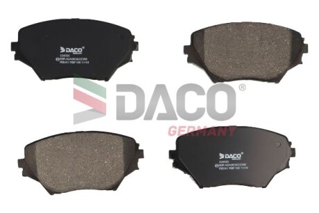 Фото автозапчасти колодки гальмівні TOYOTA RAV-4 00-05 DACO 324555