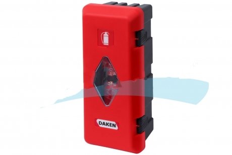 Ящик для огнетушителя 6/9 кг 675x310x250 (красный с окошком) ADAMANT DAKEN 82020