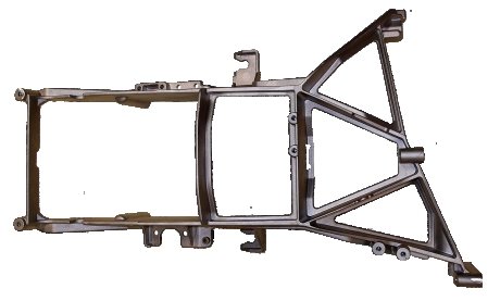 Кронштейн передньої фари (метал) праве DAF XF Евро3, Евро5 (1396937, 1439349, 1862946) DANIPARTS DP-DA-006-1 (фото 1)