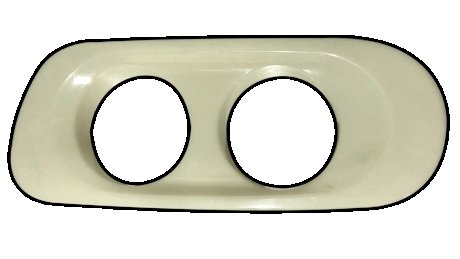 Окуляр протитуманної фари ліва DAF XF105 (1683721, 1649363, 1973359) DANIPARTS DP-DA-009 (фото 1)