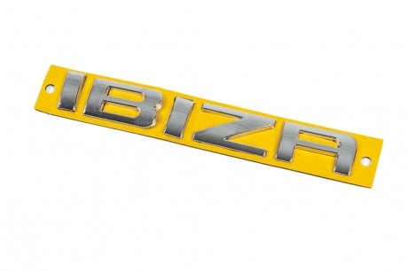 Надпись Ibiza (125 мм на 18мм) Davs Auto 7227 (фото 1)