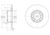 Фото автозапчасти комплект тормозных дисков (цена за шт, продажа кратно 2 шт)передняя левый/правая MERCEDES 123 (C123), 123 T-MODEL (S123), 123 (W123), /8 (W114) 2.0-3.0D 01.68-12.85 Delphi BG2259 (фото 1)