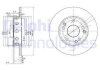 Фото автозапчасти комплект тормозных дисков (цена за шт, продажа кратно 2 шт)передний левый/правый MERCEDES 190 (W201) 1.8-2.6 10.82-08.93 Delphi BG2288 (фото 1)
