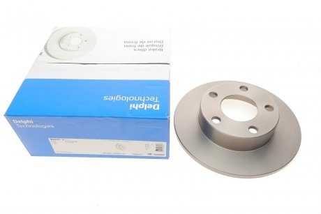 Комплект тормозных дисков (цена за штуку, комплект 2 шт.) задние левая/правая AUDI 80 B4, A4 B5, A4 B6, A4 B7; Volkswagen PASSAT B5, PASSAT B5.5 1.6-3.0D 09.91-06.08 Delphi BG3381