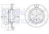 Фото автозапчасти комплект тормозных дисков (цена за штуку, комплект 2 шт.) задние левая/правая BMW 3 (E46) 2.0-2.8 02.98-12.07 Delphi BG3530C (фото 1)