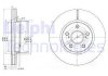 Фото автозапчасти комплект тормозных дисков (цена за штуку, комплект 2 шт.) передние левая/правая LEXUS ES, RX; TOYOTA CAMRY, HARRIER, PREVIA II 2.0D-3.3 05.97-11.06 Delphi BG3735 (фото 1)