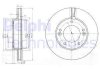 Фото автозапчастини комплект гальмівних дисків (ціна за штуку комплект 2 шт.) передні лівий/правий KIA SORENTO I 2.4-3.5 08.02-12.11 Delphi BG3858 (фото 1)