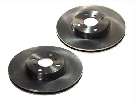 Комплект тормозных дисков (цена за штуку, комплект 2 шт.) передние левая/правая TOYOTA RACTIS, YARIS 1.0-1.8 08.05- Delphi BG4054