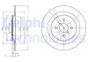 Фото автозапчасти комплект тормозных дисков (цена за штуку, комплект 2 шт.) задние левая/правая DAIHATSU CHARADE VIII; TOYOTA YARIS 1.0-1.8 08.05- Delphi BG4076 (фото 1)