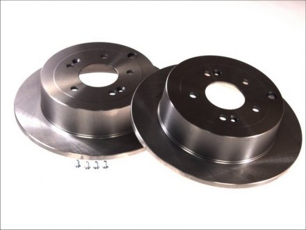 Комплект тормозных дисков (цена за штуку, комплект 2 шт.) задние левая/правая HYUNDAI SANTA FÉ II 2.2D/2.7 03.06-12.12 Delphi BG4136 (фото 1)
