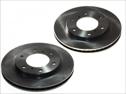 Комплект тормозных дисков (2 шт) передний левый/правый FIAT FULLBACK; MITSUBISHI L200/TRITON, PAJERO SPORT II 2.2D-3.5 11.05- Delphi BG4257 (фото 1)
