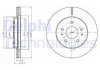 Фото автозапчасти комплект тормозных дисков (цена за шт, продажа кратно 2 шт)передний левый/правый DAIHATSU TERIOS 1.5 05.06- Delphi BG4326 (фото 1)