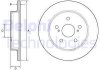 Фото автозапчастини комплект гальмівних дисків (ціна за штуку комплект 2 шт.) задні лівий/правий LEXUS ES, NX, UX; TOYOTA CAMRY, C-HR, RAV 4 V, YARIS 1.2-3.5 07.14- Delphi BG4928C (фото 1)