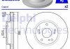 Фото автозапчасти комплект тормозных дисков (цена за штуку, комплект 2 шт.) передние левая/правая FORD FOCUS IV 1.0-2.0D 01.18- Delphi BG5296C (фото 1)