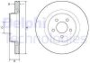 Фото автозапчасти тормозной диск передний левый/правый DODGE NITRO; JEEP CHEROKEE, COMPASS 2.4-4.0 08.06- Delphi BG9217C (фото 1)