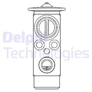 Клапан кондиціонера Delphi CB1024V