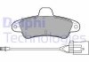 Фото автозапчасти комплект тормозных колодок задних FORD MONDEO I, MONDEO II 1.6-2.5 02.93-09.00 Delphi LP0853 (фото 2)