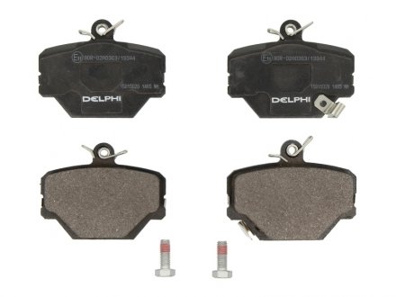 Комплект тормозных колодок передний SMART CABRIO, CITY-COUPE, CROSSBLADE, FORTWO, ROADSTER 0.6-Electric 07.98- Delphi LP1465