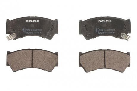 Комплект тормозных колодок передний SUZUKI BALENO 1.3-1.9D 07.95-05.02 Delphi LP1548 (фото 1)