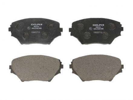 Комплект гальмівних колодок спереду TOYOTA RAV 4 II 1.8-2.4 05.00-11.05 Delphi LP1632 (фото 1)