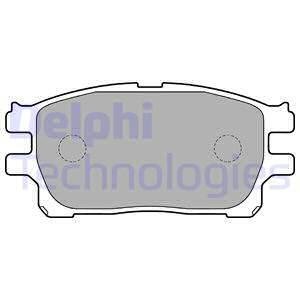 Комплект тормозных колодок передний TOYOTA PREVIA II 2.0D/2.4 02.00-02.06 Delphi LP1784 (фото 1)