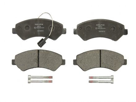 Комплект тормозных колодок передний CITROEN JUMPER; FIAT DUCATO; PEUGEOT BOXER 2.0D-3.0D 04.06- Delphi LP1993 (фото 1)