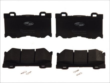 Комплект тормозных колодок передний INFINITI FX, G, M, M37, Q50, Q60, Q70, QX70; NISSAN 370Z 2.0-5.6 09.07- Delphi LP2156 (фото 1)