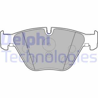 Фото автозапчасти комплект тормозных колодок передний BMW 5 (E60), 5 (E61), 5 (F10), 5 (F11), 5 GRAN TURISMO (F07), 6 (F12), 6 (F13), 6 GRAN COUPE (F06), 7 (E65, E66, E67), Z4 (E89) 2.0-4.0 03.05-10.18 Delphi LP2245