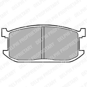 Фото автозапчасти гальмівні(тормозні) колодки Delphi LP234