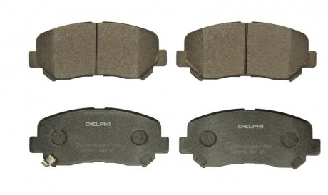 Комплект гальмівних колодок спереду MAZDA CX-5 2.0/2.2D/2.5 11.11- Delphi LP2481 (фото 1)