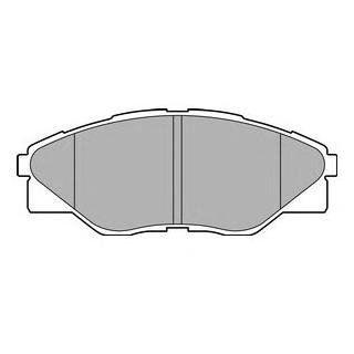 Комплект тормозных колодок передняя TOYOTA HILUX VII 2.5D/3.0D 03.05-05.15 Delphi LP2496
