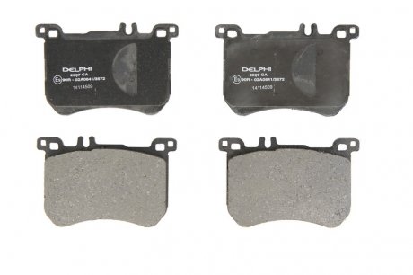 Комплект тормозных колодок передний MERCEDES S (W222, V222, X222), SL (R231) 3.0-4.7 01.12- Delphi LP2507 (фото 1)